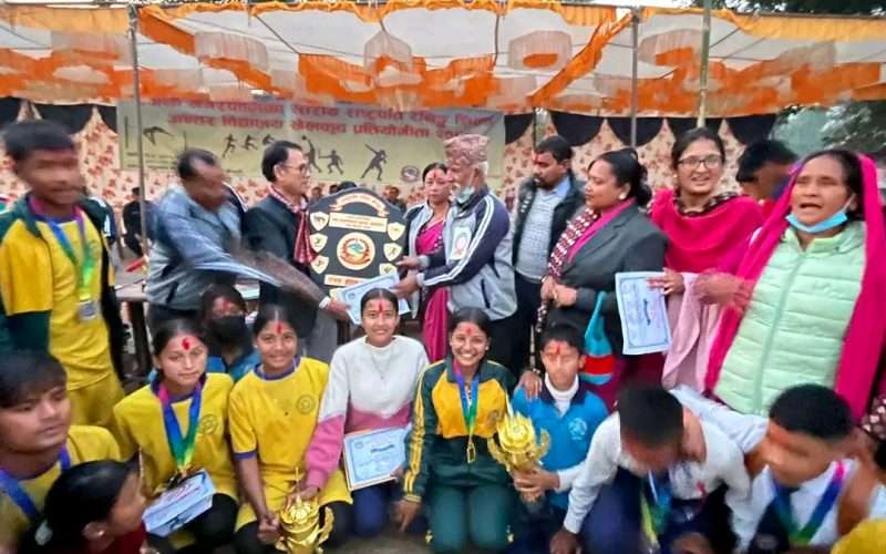 राष्ट्रपति रनिङ शिल्ड खेलकुद प्रतियोगिता सम्पन्न