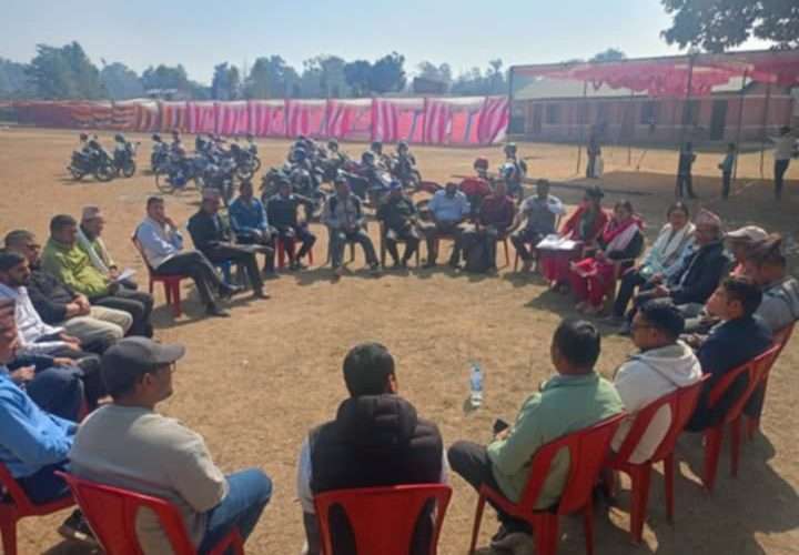 बृहत शैक्षिक प्रदर्शनी को तयारी पूरा