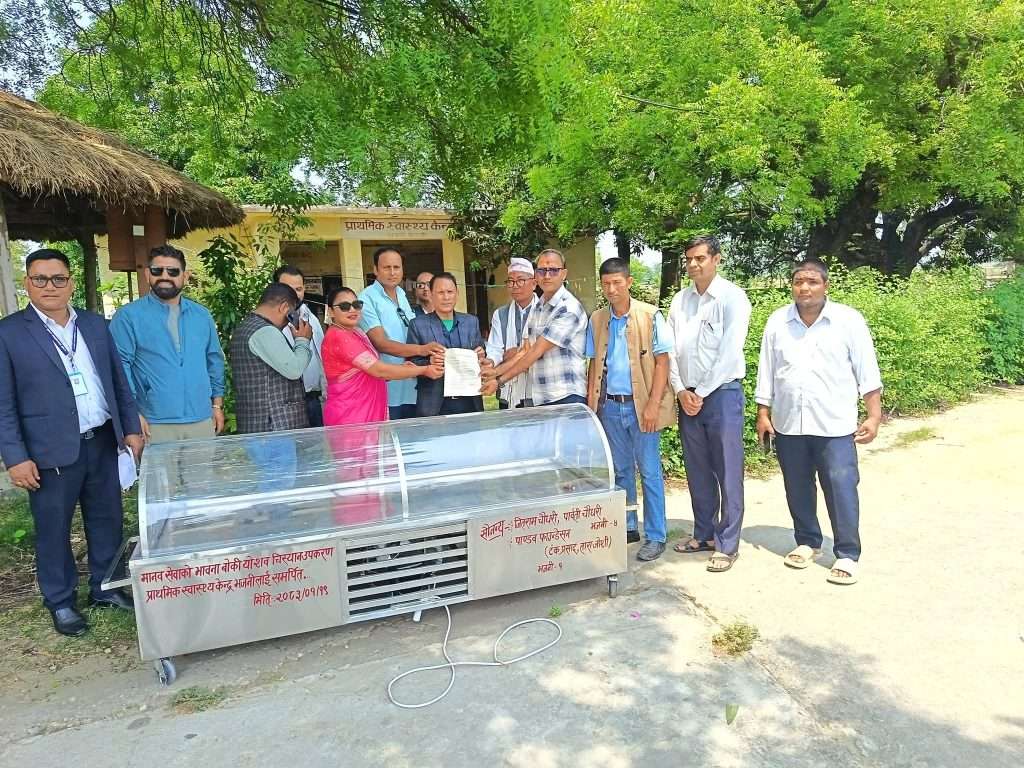 शव व्यवस्थापन सहज बनाउन सहयोग