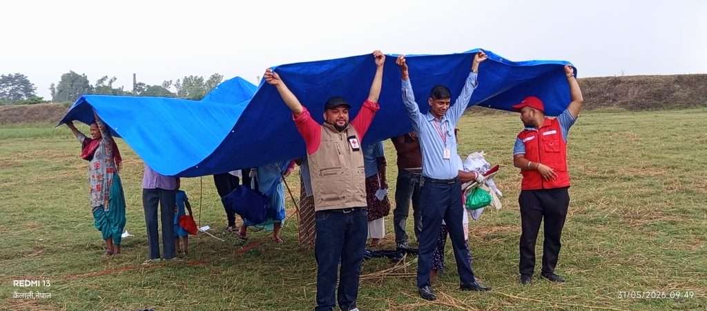 सोनाफाँटामा बाढीसम्बन्धी कृत्रिम घटना अभ्यास सम्पन्न, समुदायलाई विपद् पूर्वतयारीबारे प्रशिक्षण