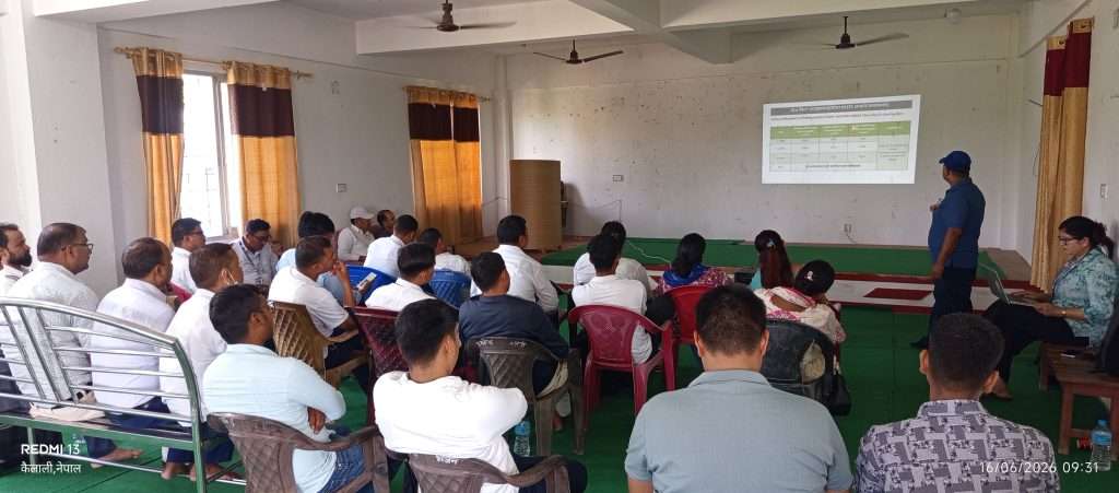 स्वास्थ्यकर्मीका लागि हात्तीपाइले रोग व्यवस्थापन अभिमुखीकरण सम्पन्न